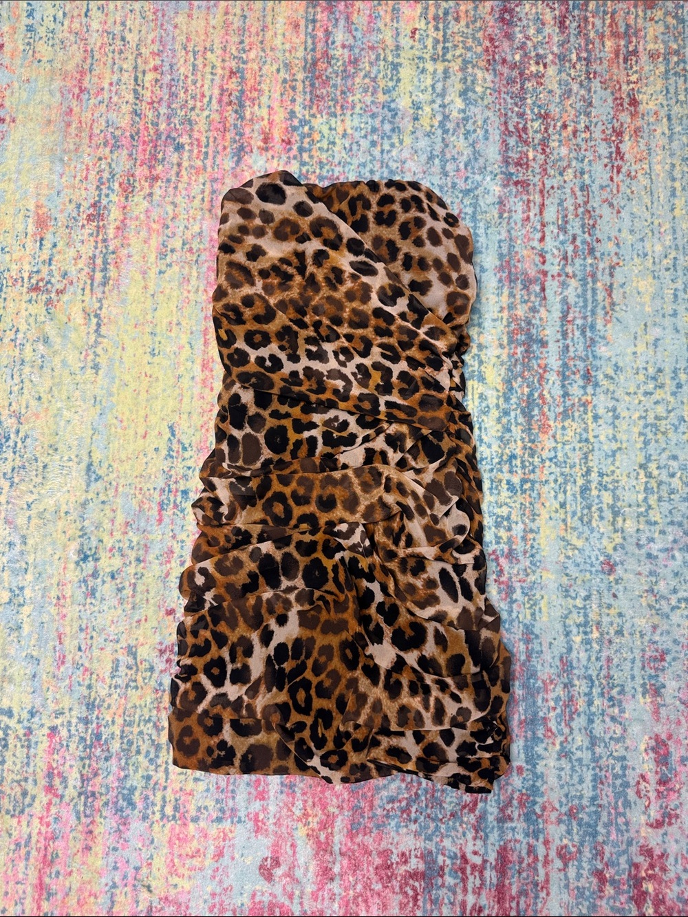 Express Girls' Leopard Print Dress - Brown and Black